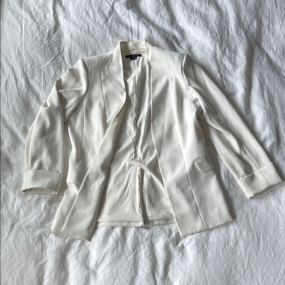 Elegant White Women's Blazer